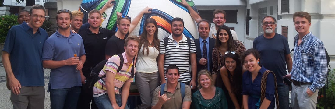 Summit students during a Brazil program visit
